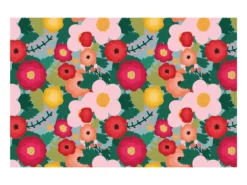 Geschenkpapier - Rosa Blumen