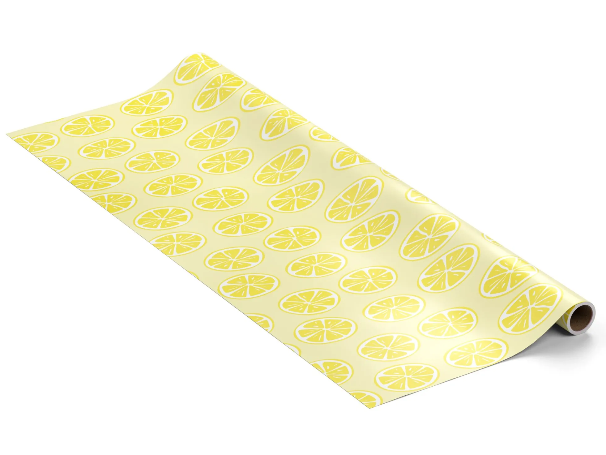 Geschenkpapier - Zitronenscheiben
