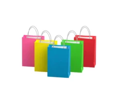 Geschenktüten 5er-Pack - Einfarbige - Klein
