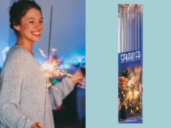 Gigantische Wunderkerzen