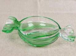 Glas-Teller Karamell – rund