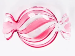 Glas-Teller Karamell – rund