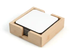 Glasuntersetzer mit eigenem Foto – 6er-Pack