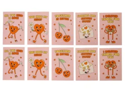 Grußkarten Retro Love - 10er-Pack