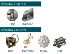 Hanayama Huzzle Puzzles