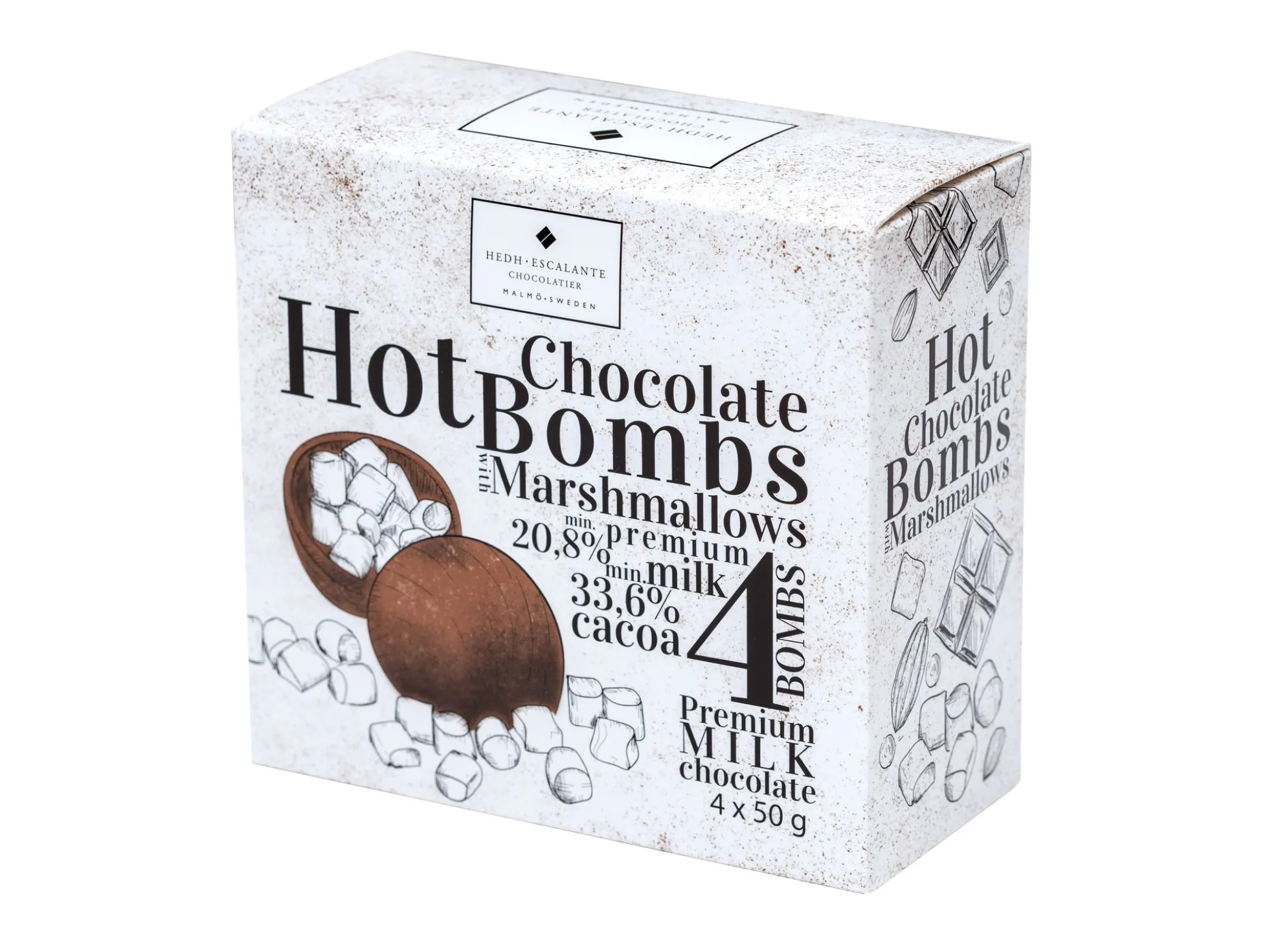 Heiße Schokolade mit Mini-Marshmallows 4er-Pack