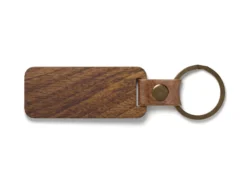Holz-Schlüsselanhänger mit Gravur – Eigener Text
