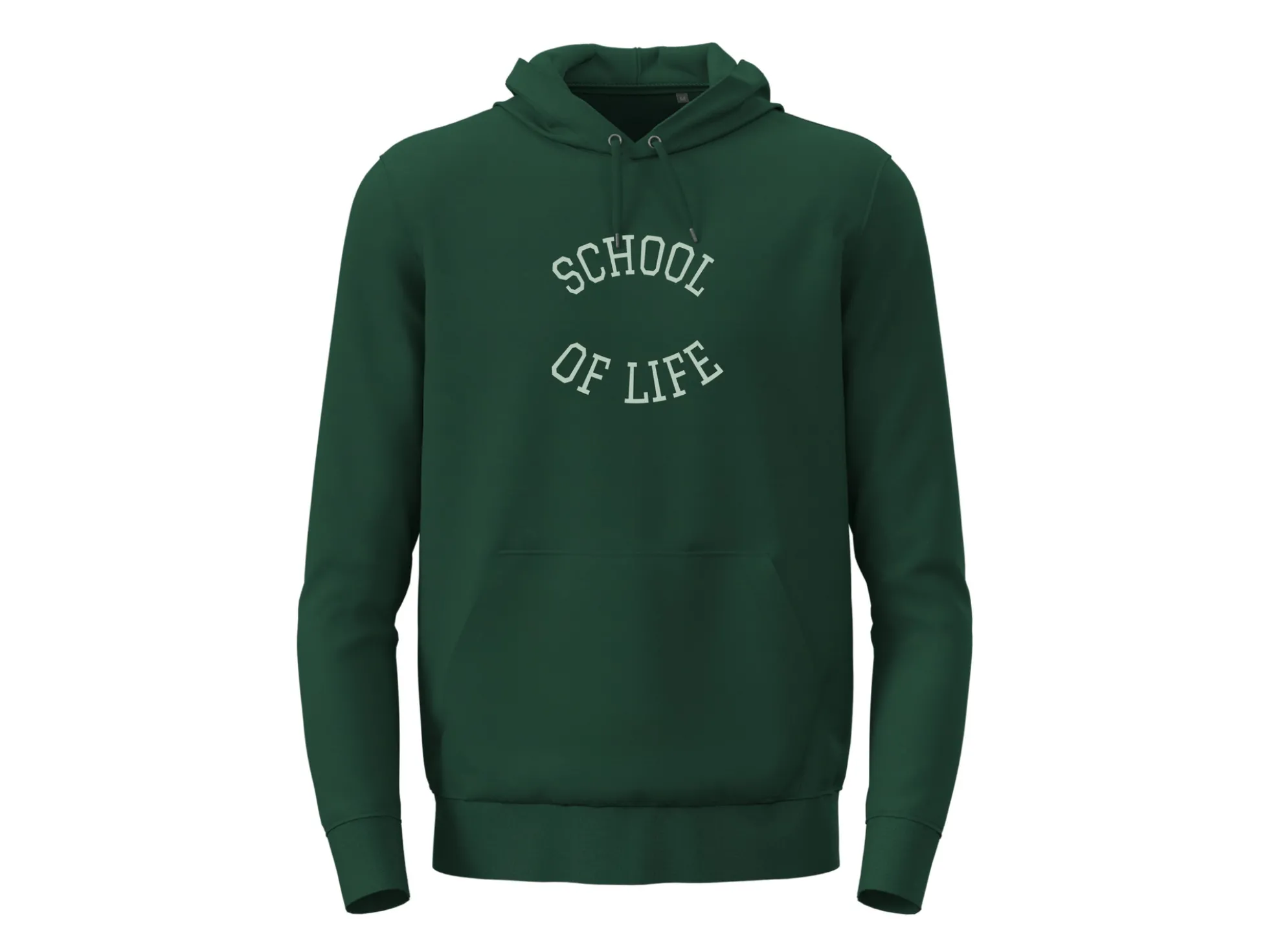 Hoodie mit eigenem Text im College-Stil