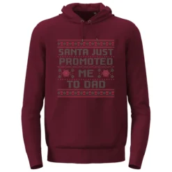 Hoodie mit eigenem Text – Weihnachtsdesign