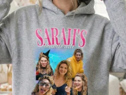 Hoodie mit Fotocollage - 90er Jahre Design