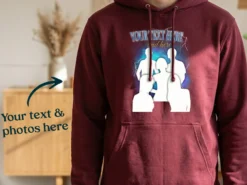 Hoodie mit Fotocollage - 90er Jahre Design