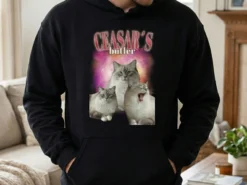 Hoodie mit Fotocollage - 90er Jahre Design