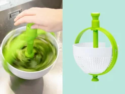 2-in-1 Salatschleuder