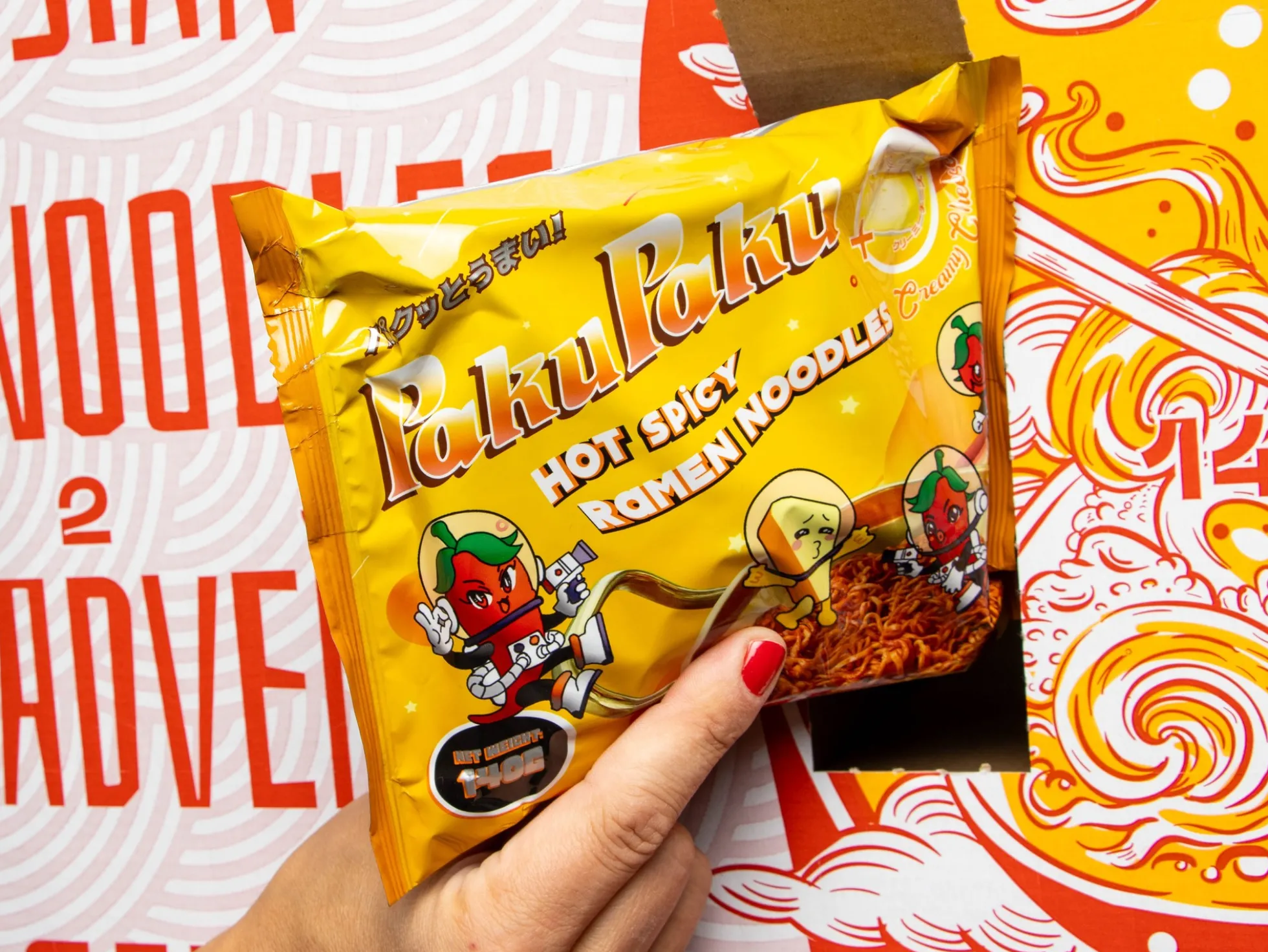 Instant-Nudeln Adventskalender