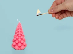 Kerze - Bubble-Tanne 10 cm 1-Pack