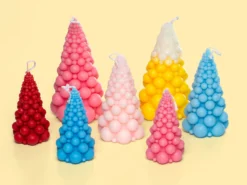 Kerze - Bubble-Tanne 10 cm 1-Pack