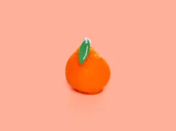 Kerze - Orange 5 cm