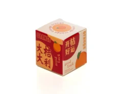 Kerze - Orange 5 cm