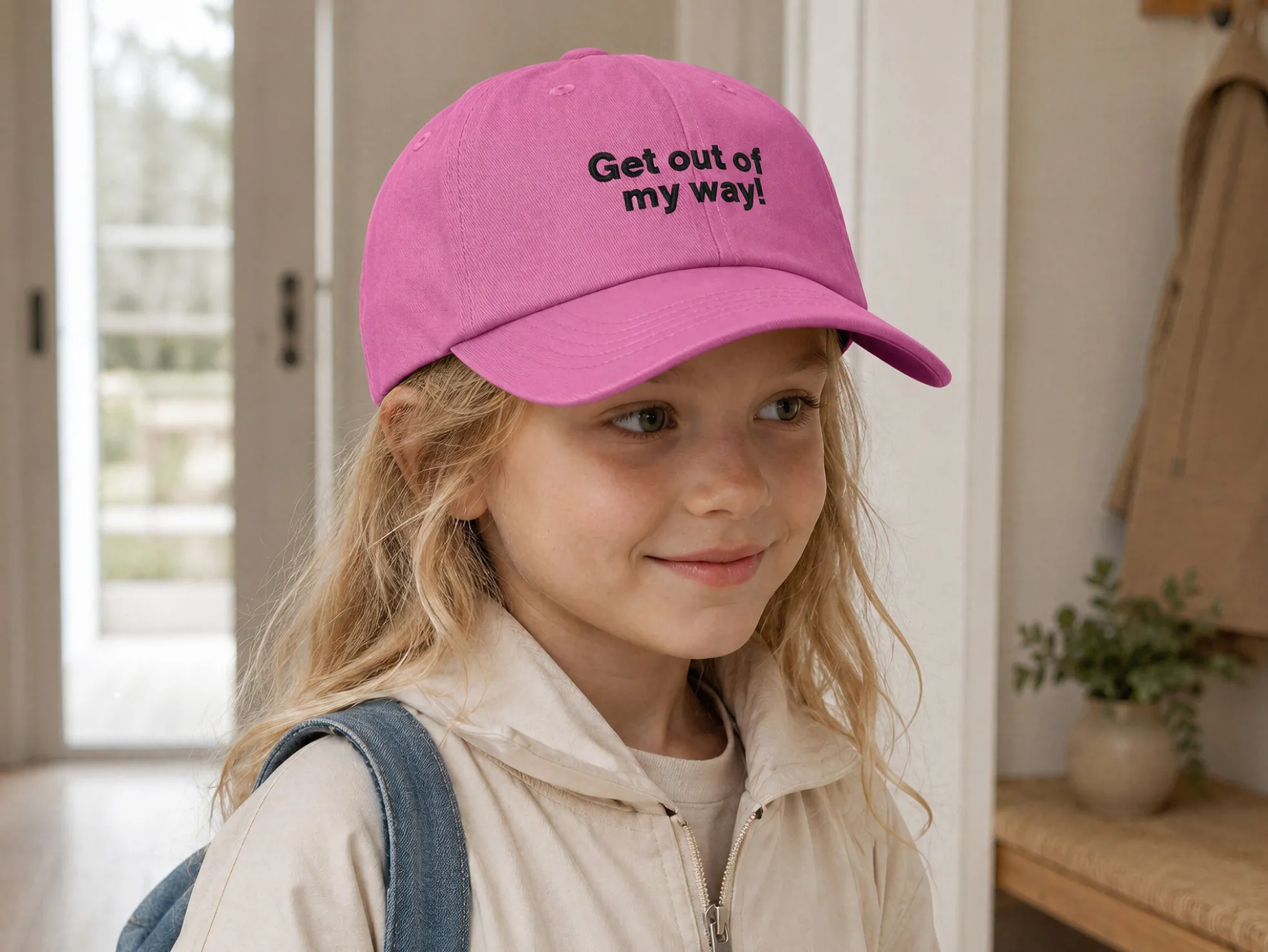 Kinderkappe mit persönlicher Stickerei