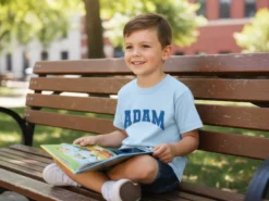 Kinder T-Shirt mit eigenem Text