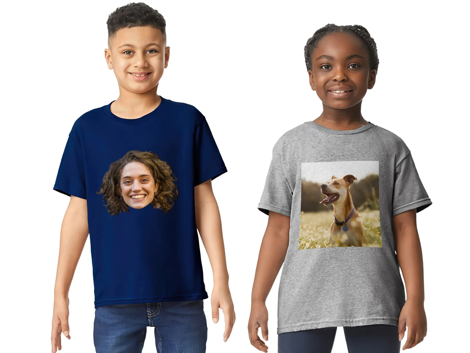 Kinder T-Shirt mit Fotocollage