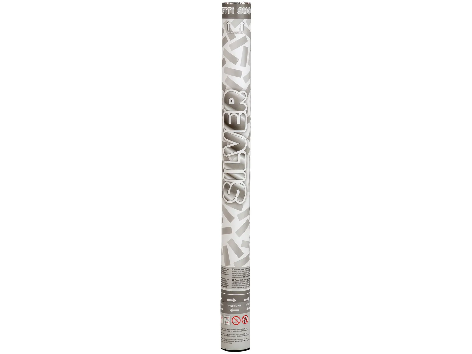 Konfettikanone Silber