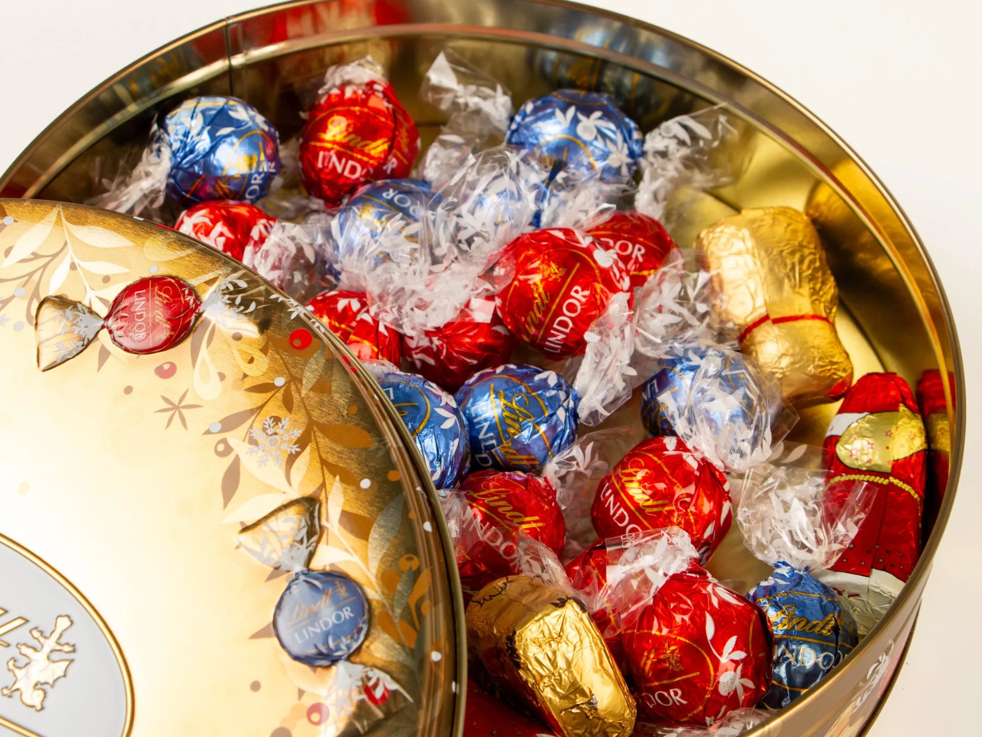 Lindt Schokolade in Blechdose