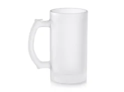 Mattiertes Bierglas mit eigenem Foto