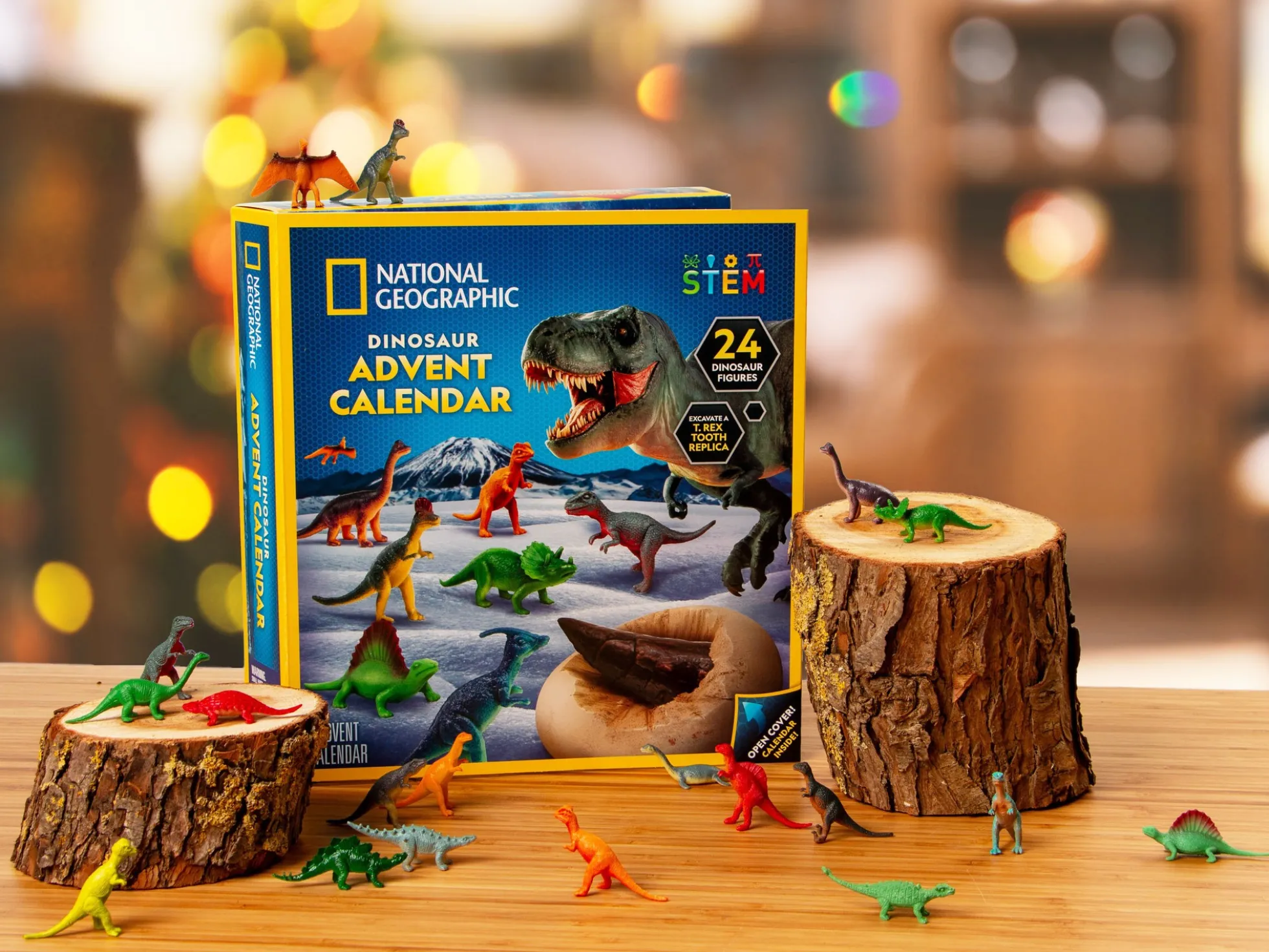 National Geographic Adventskalender mit Dinosauriern