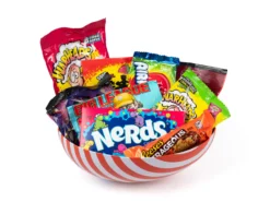 Osterei mit USA-Süßigkeiten