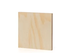 Personalisierter Holz-Fotoblock mit Text