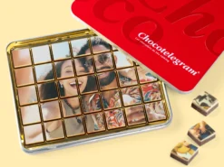 Personalisierte Schokolade mit Foto