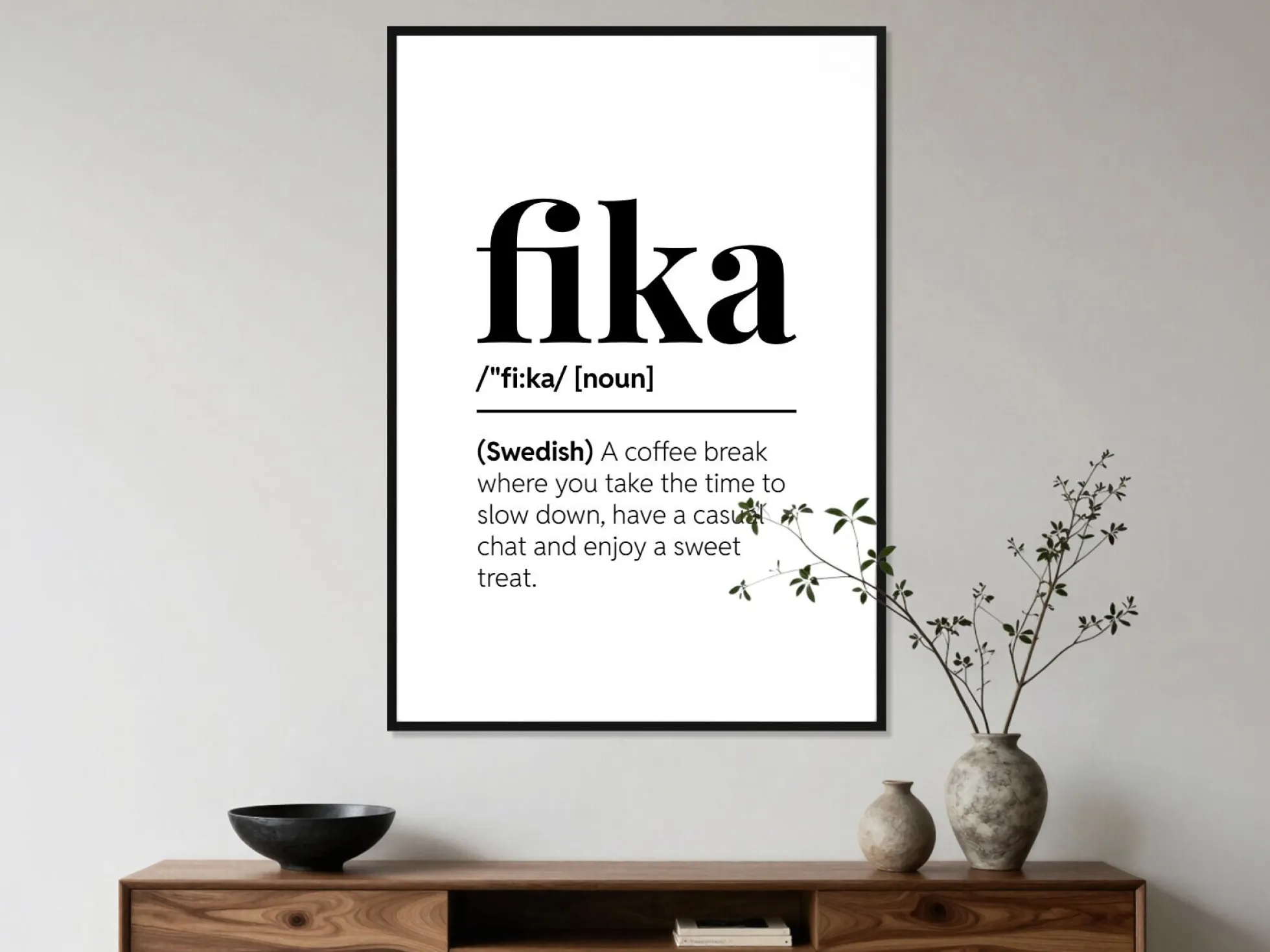Personalisiertes Poster mit Text