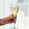 Personalisiertes Spiegelau Champagnerglas mit Gravur - Herz & Initialen