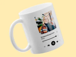 Personalisierte Tasse mit Foto & Lied