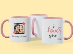 Personalisierte Tasse mit Foto & liebevollem Text