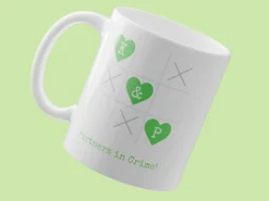 Personalisierte Tasse mit Text – 3 Gewinnt