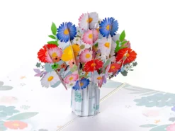 Pop-Up-Karte - Blumenstrauß