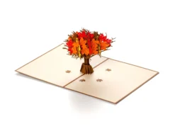 Pop-Up-Karte - Herbstlicher Baum