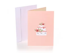 Pop-Up-Karte - Hochzeitstorte