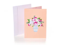 Pop-Up-Karte - Rosenstrauß