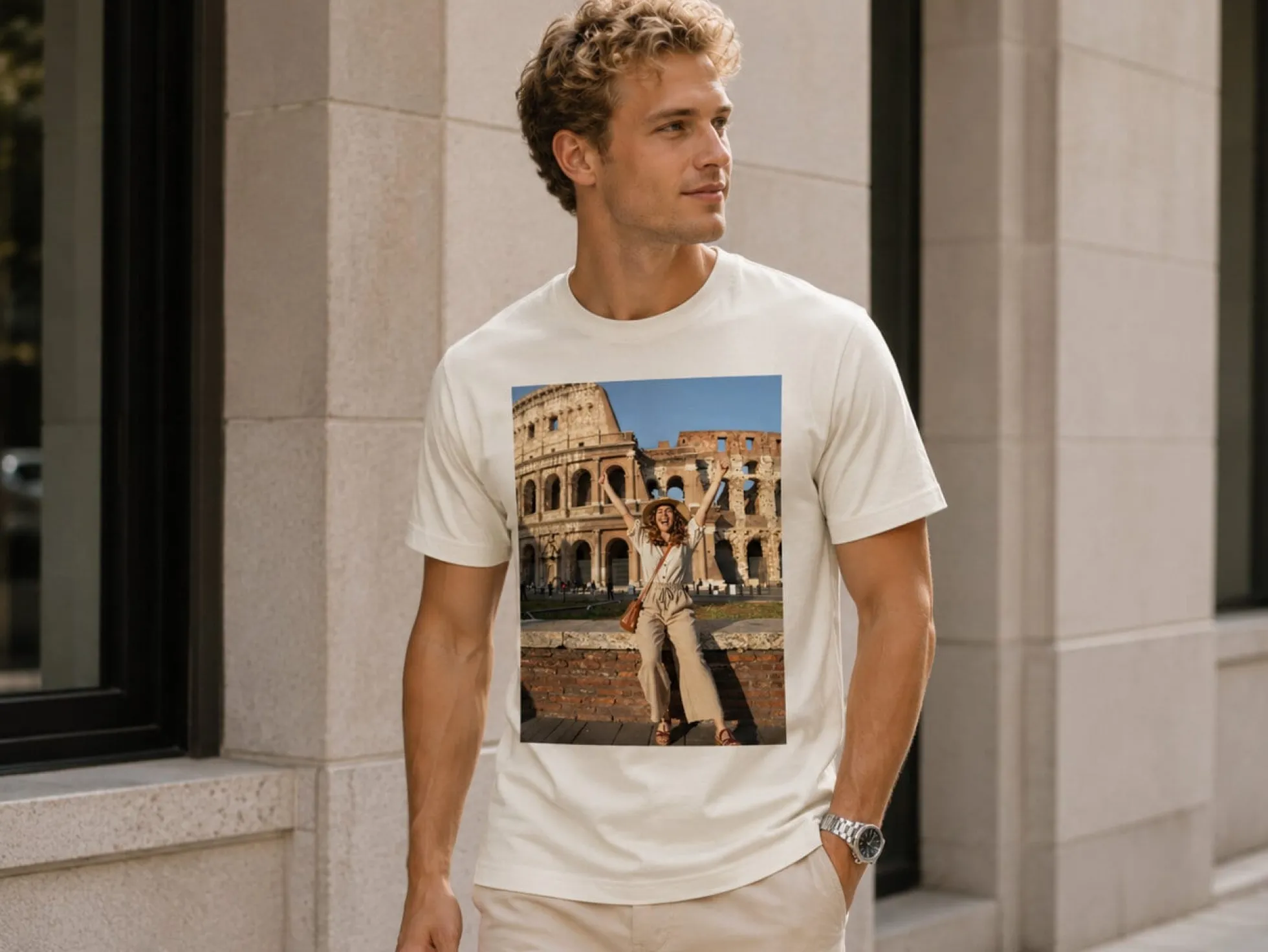Premium T-Shirt mit Foto