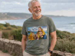 Premium T-Shirt mit Foto - AI-Aufdruck