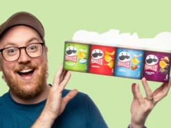 Pringles Schlitten