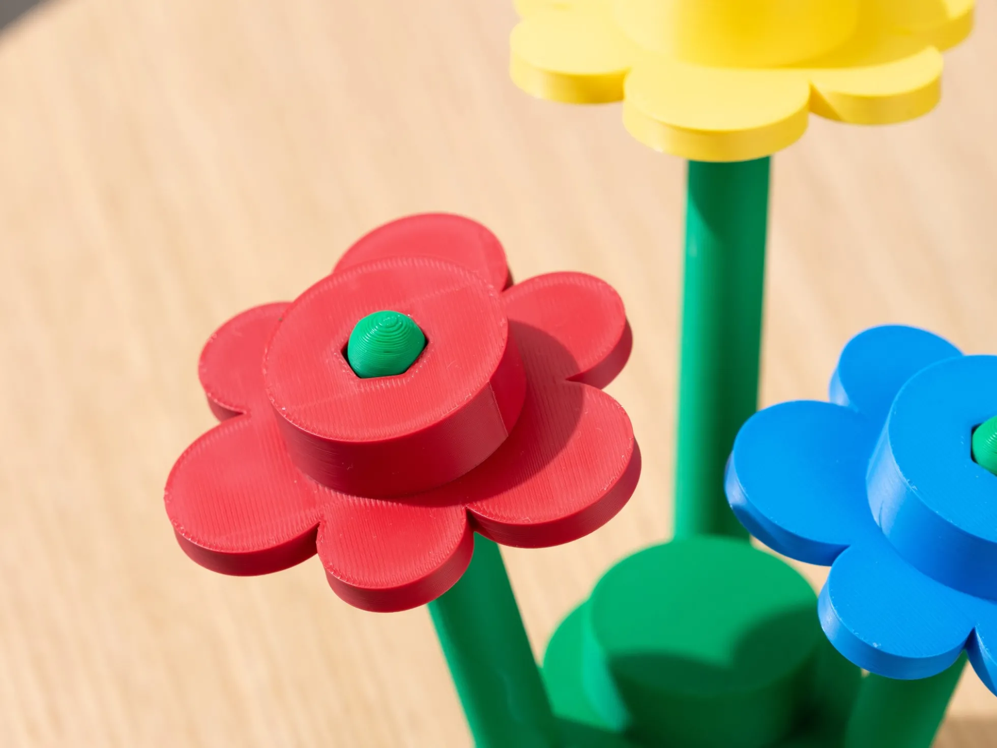 Retro Blume - Mittelgroß