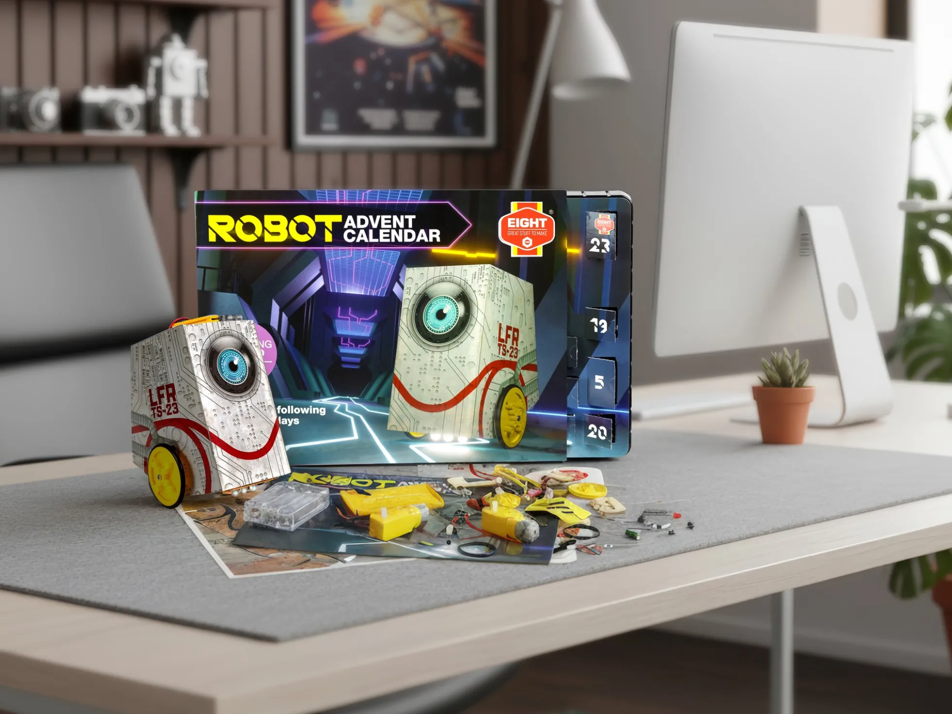 Roboter Adventskalender