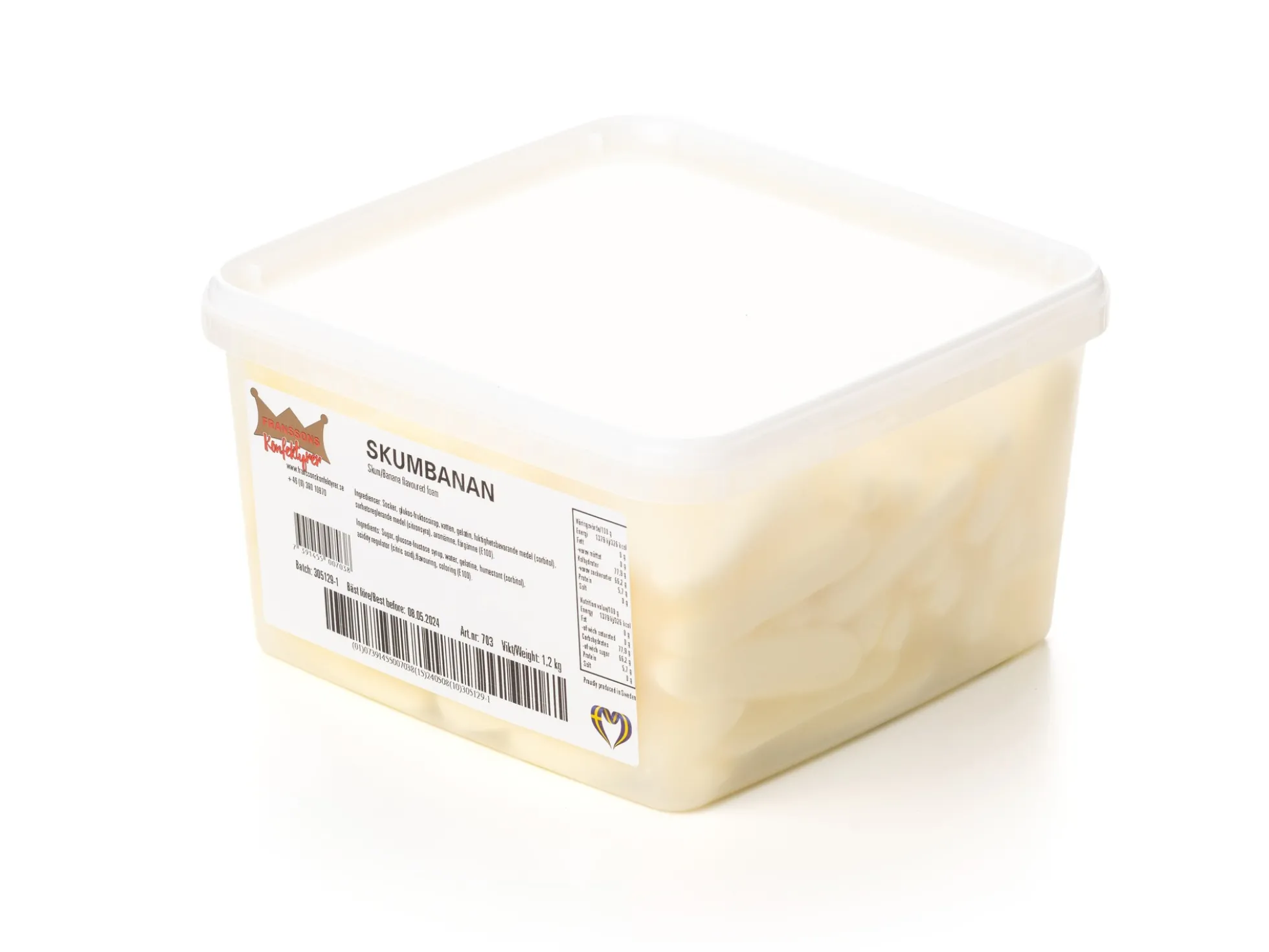 Schaumbananen Süßigkeiten 1,2 kg