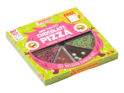Schokoladenpizza mit Streuseln & Süßigkeiten