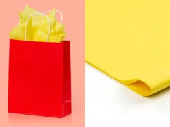 Seidenpapier 10er-Pack - Gelb