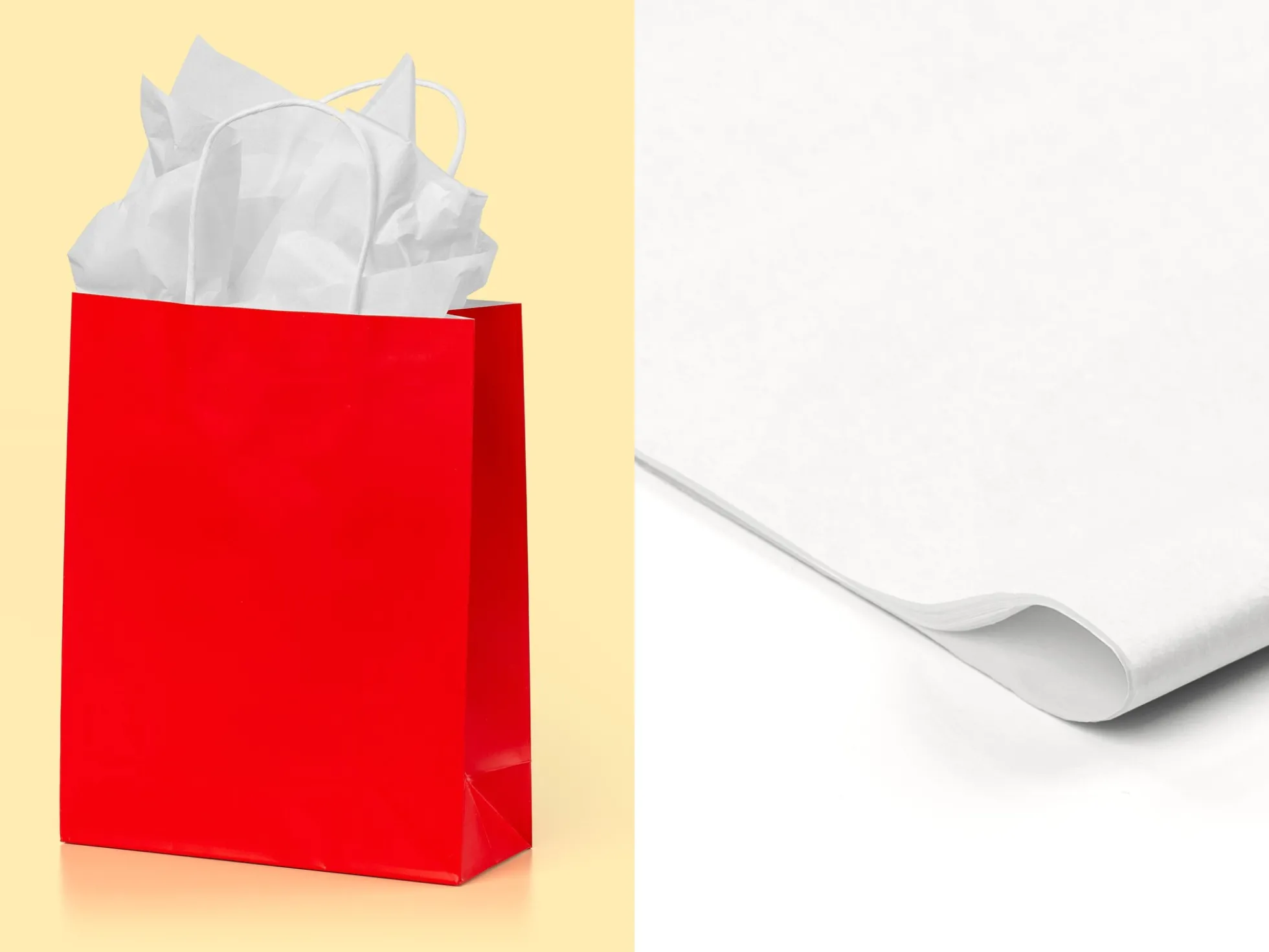 Seidenpapier 10er-Pack - Weiß